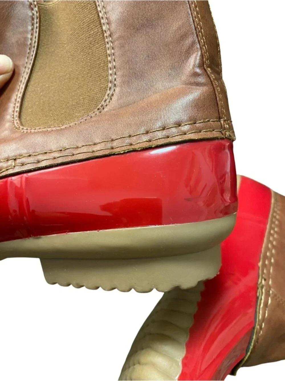 Yoki Women's Red Dylan Duck Rainboots